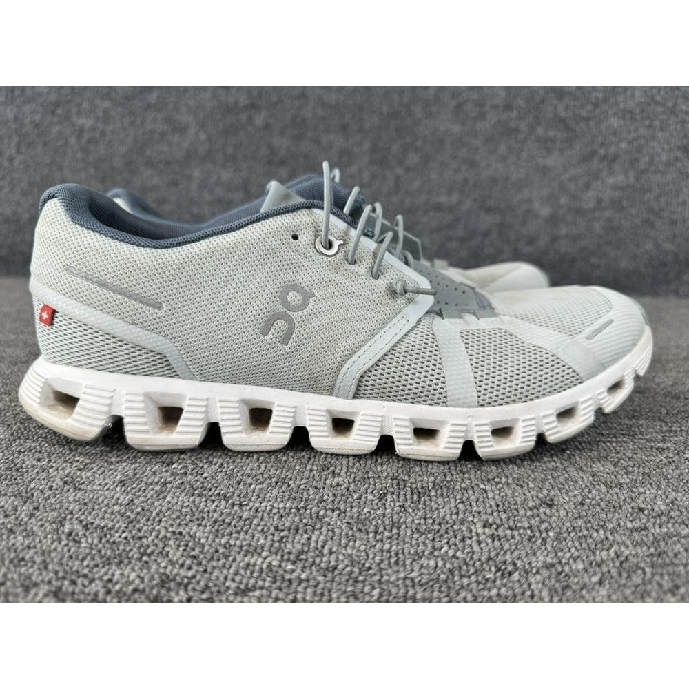 On Cloud Shoes Womens 9 Gray White CloudTec Mesh Running Sneaker Athletic - Picture 7 of 15